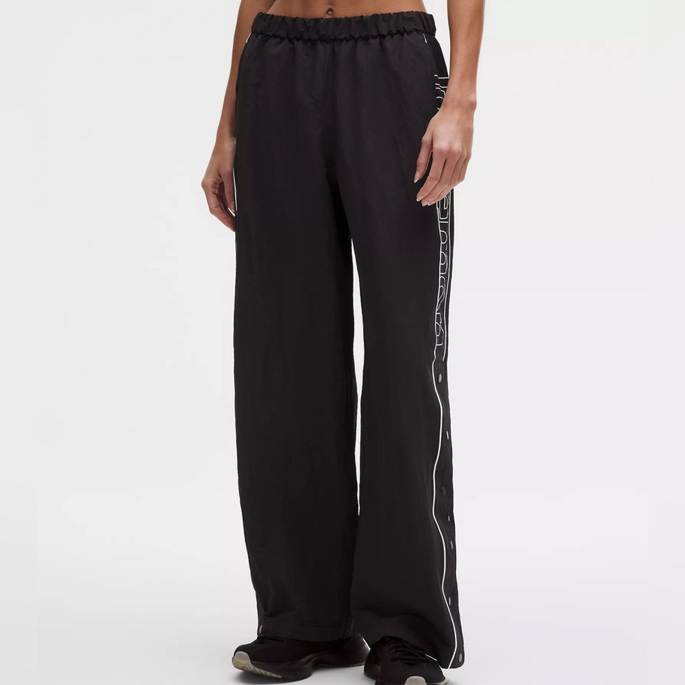 Lululemon Crinkle Nylon Mid-Rise Track Pant